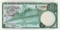 Royal Bank Of Scotland Ltd 1969 To 1981 1 Pound, 15. 7.1970